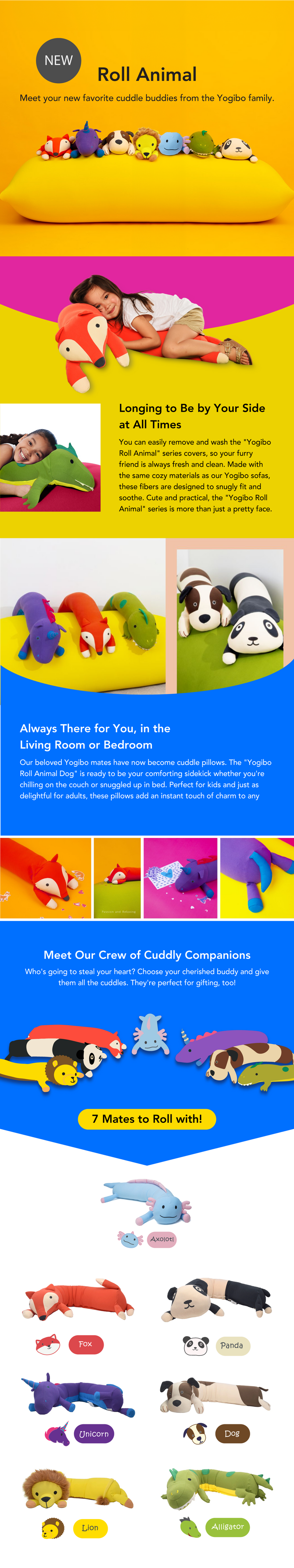 Yogibo Roll Animal Fox – Yogibo Singapore Yogibo Roll Animal Fox – Yogibo Singapore