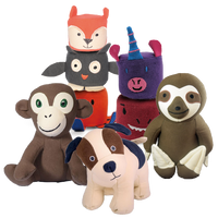 Group of Yogibo Mates, the snimal plushies lcollection