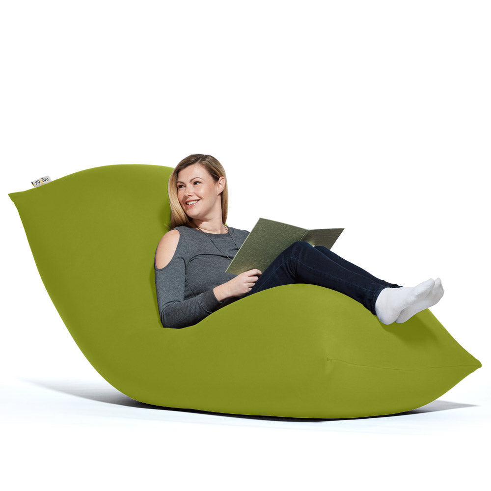 Yogibo Max full-body bean sofa in dark grey