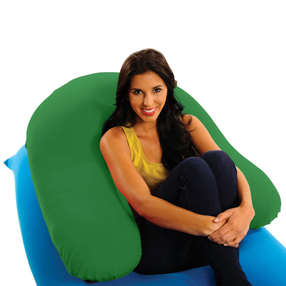 Yogibo Support U-shaped pillow in charcoal grey